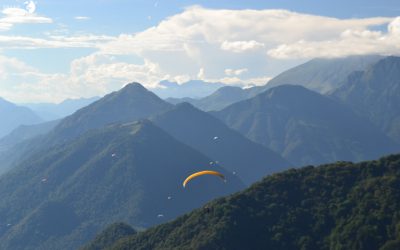 Fly over Tolmin and the magnificent Julian Alps in Slovenia